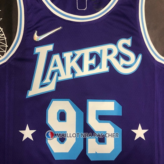 Maillot Los Angeles Lakers Juan Toscano-Anderson NO 95 Ville 2021-22 Volet